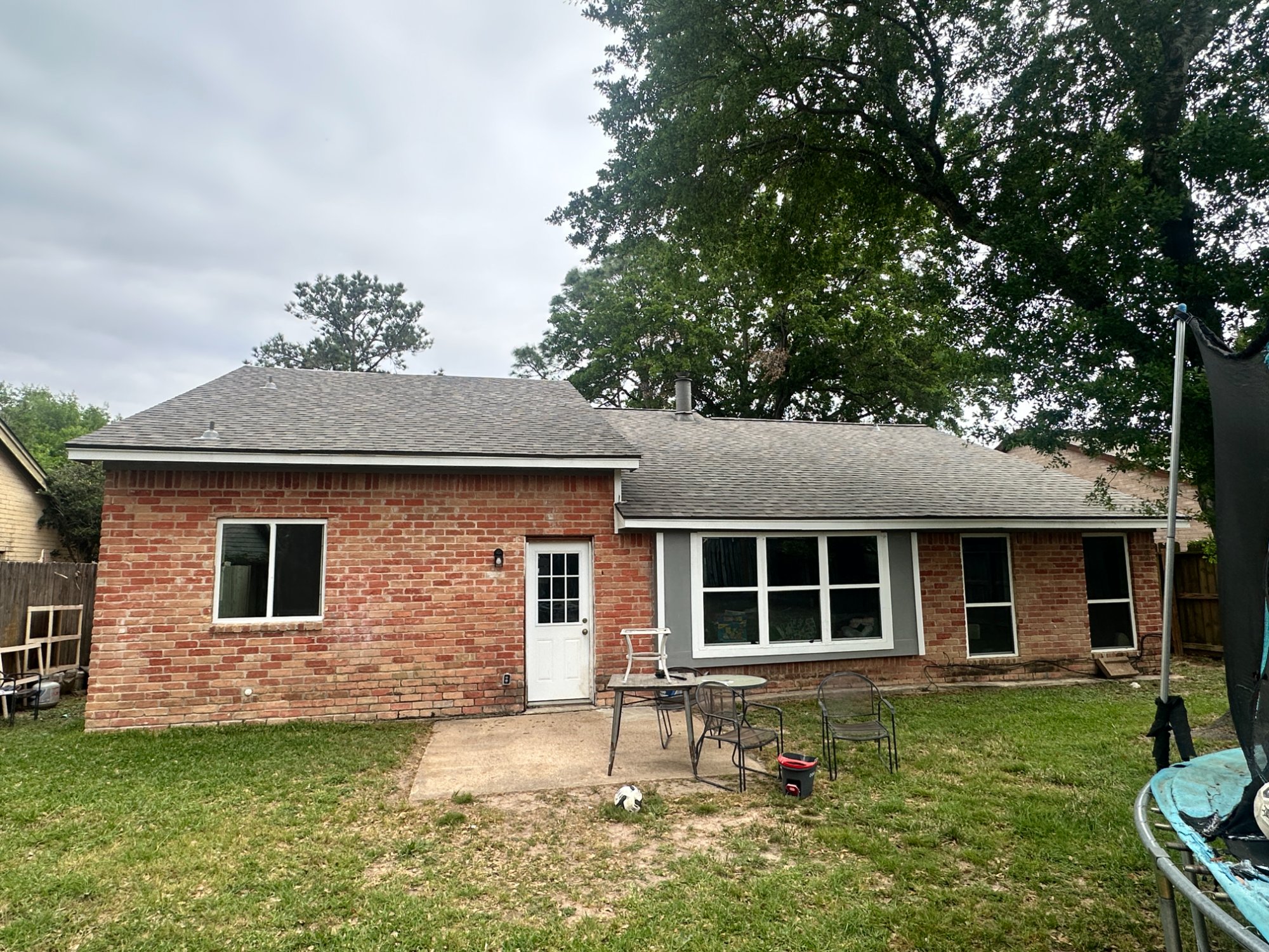 Roofing terminado vista posterior